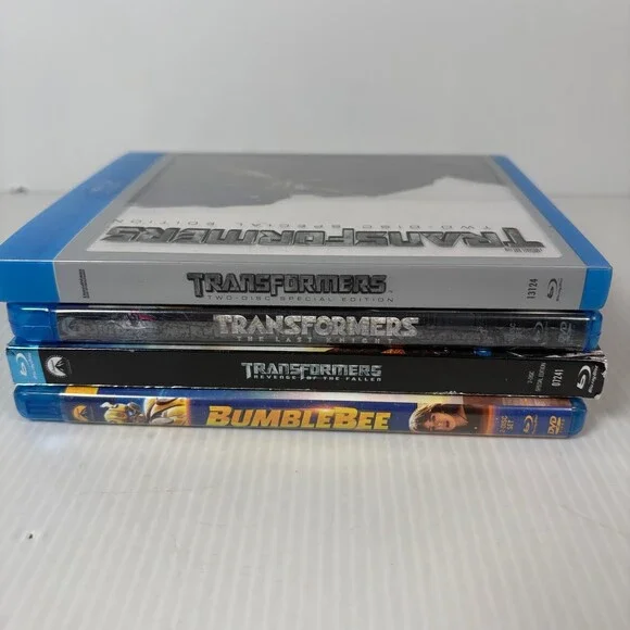 Transformers 4-Movie Blu-ray Collection: Last Knight, Revenge, Bumblebee, 2007 - Picture 3 of 3